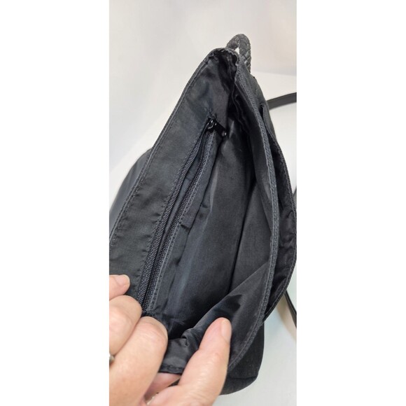 Canvas shoulder tote bag women's Many Compartments Cute Details 9" X 9" - Picture 6 of 7